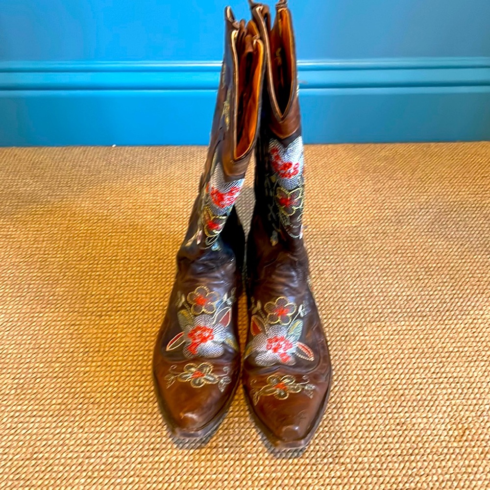 Old Gringo Cowboy Boots - Only worn once!
